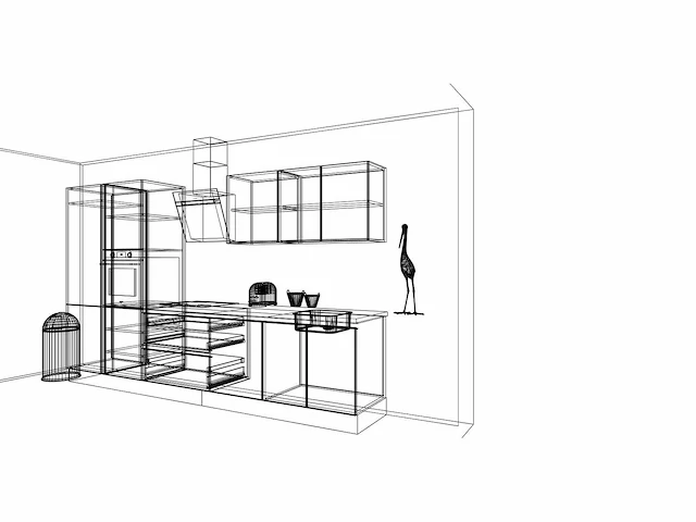 Häcker concept - topsoft zwart mat - recht - afbeelding 3 van  31