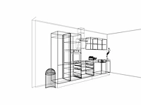 Häcker concept - topsoft zwart mat - recht - afbeelding 4 van  31