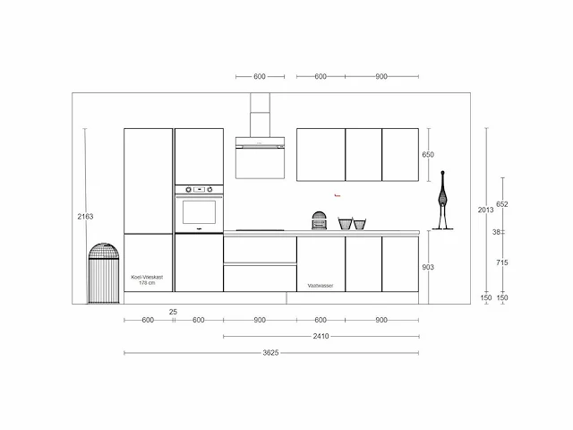 Häcker concept - topsoft zwart mat - recht - afbeelding 6 van  31