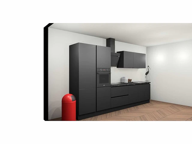 Häcker concept - topsoft zwart mat - recht - afbeelding 29 van  31