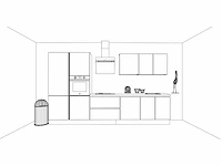 Häcker concept - topsoft zwart mat - recht - afbeelding 31 van  31
