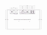 Häcker concept 130 - comet geplamuurde beton grafiet - keukenopstelling - afbeelding 4 van  23