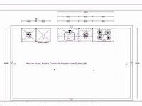 Häcker concept 130 - comet geplamuurde beton grafiet - keukenopstelling - afbeelding 5 van  23