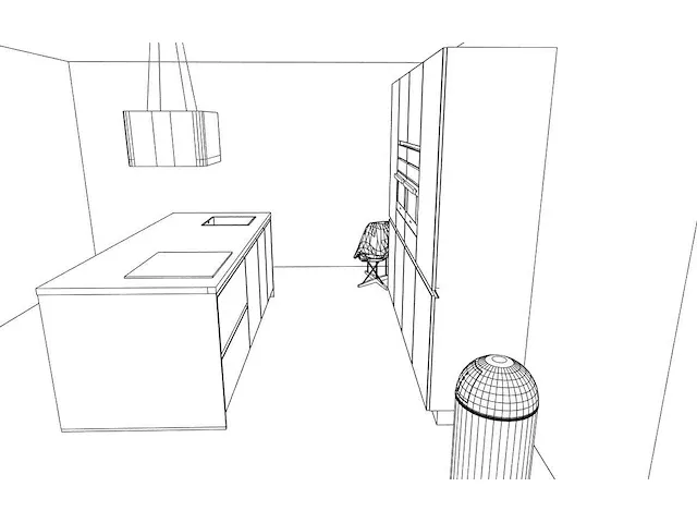 Häcker concept130 - merkur carrara wit uv matlak - keukenopstelling - afbeelding 2 van  22