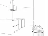 Häcker concept130 - merkur carrara wit uv matlak - keukenopstelling - afbeelding 4 van  22
