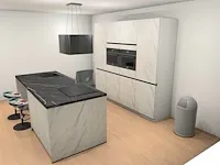 Häcker concept130 - merkur carrara wit uv matlak - keukenopstelling - afbeelding 16 van  22
