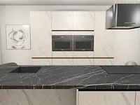 Häcker concept130 - merkur carrara wit uv matlak - keukenopstelling - afbeelding 18 van  22