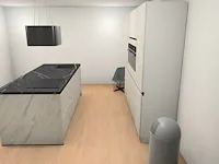 Häcker concept130 - merkur carrara wit uv matlak - keukenopstelling - afbeelding 19 van  22