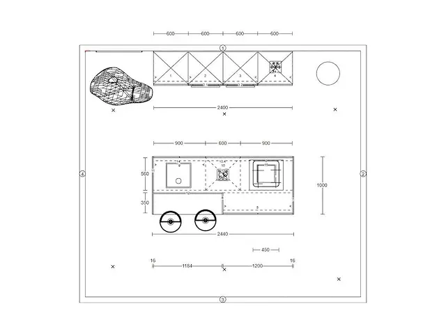 Häcker concept130 - merkur carrara wit uv matlak - keukenopstelling - afbeelding 20 van  22