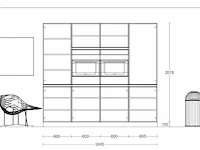 Häcker concept130 - merkur carrara wit uv matlak - keukenopstelling - afbeelding 22 van  22