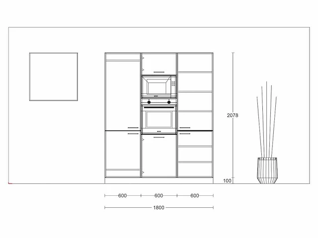 Häcker concept130 - porto selection eucalyptus - eiland keuken - afbeelding 5 van  24