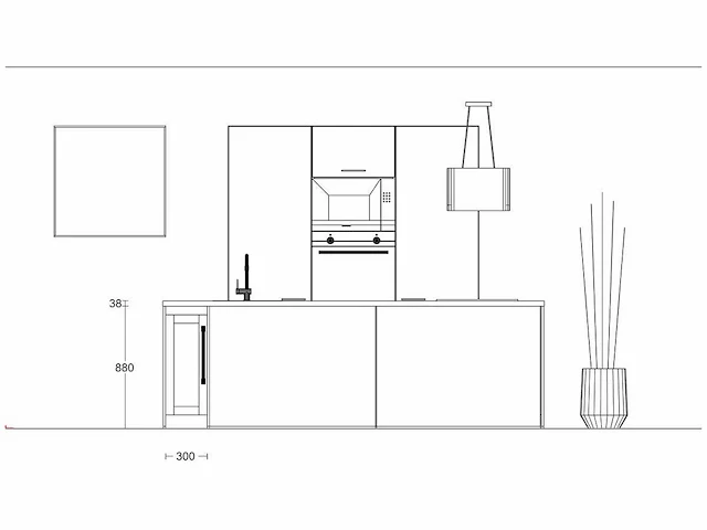 Häcker concept130 - porto selection eucalyptus - eiland keuken - afbeelding 7 van  24