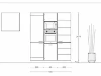 Häcker concept130 - porto selection oceaan - keukenopstelling - afbeelding 17 van  19