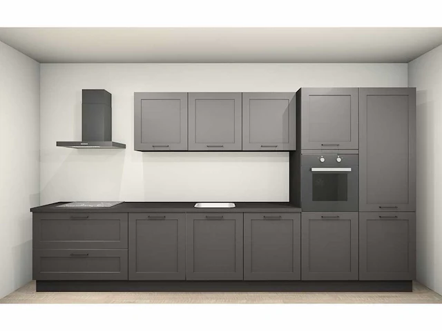 Häcker concept130 - roma grafiet mat - keukenopstelling - afbeelding 12 van  19