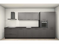 Häcker concept130 - roma grafiet mat - keukenopstelling - afbeelding 12 van  19