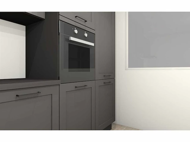 Häcker concept130 - roma grafiet mat - keukenopstelling - afbeelding 13 van  19