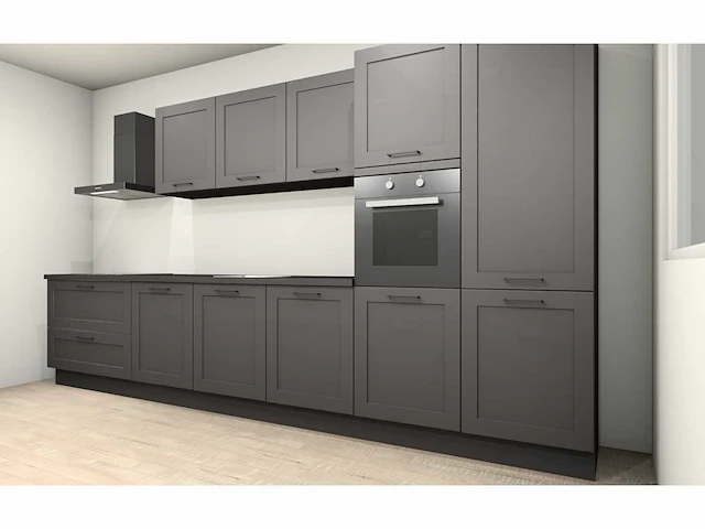 Häcker concept130 - roma grafiet mat - keukenopstelling - afbeelding 16 van  19