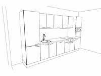 Häcker concept130 - scala amarant - keuken opstelling - afbeelding 2 van  18