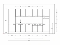 Häcker concept130 - scala amarant - keuken opstelling - afbeelding 3 van  18