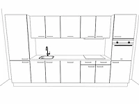 Häcker concept130 - scala amarant - keuken opstelling - afbeelding 18 van  18