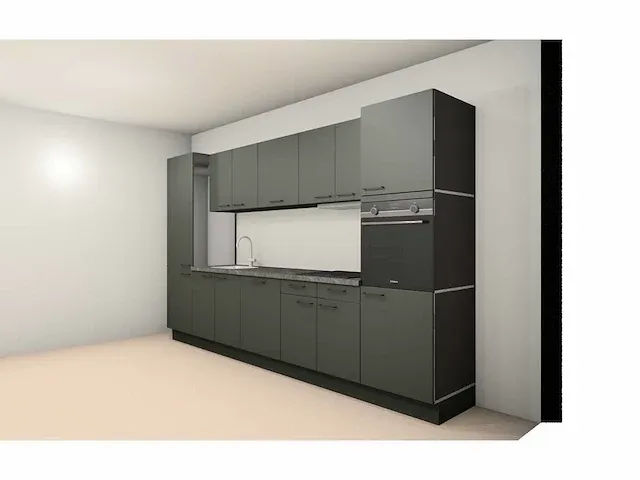 Häcker concept130 - scala olijfgroen - keukenopstelling - afbeelding 11 van  16