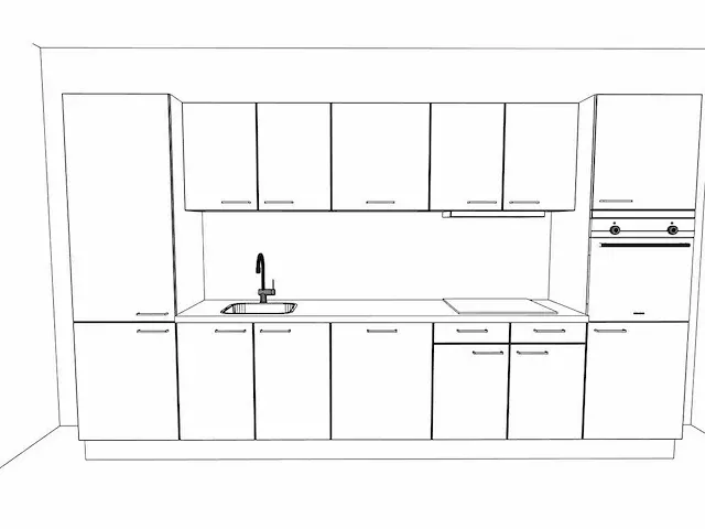 Häcker concept130 - scala olijfgroen - keukenopstelling - afbeelding 14 van  16