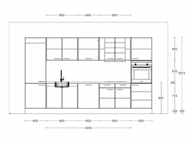 Häcker concept130 - scala olijfgroen - keukenopstelling - afbeelding 16 van  16