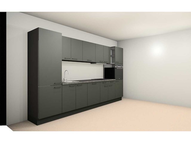 Häcker concept130 - scala olijfgroen - keukenopstelling - afbeelding 11 van  17