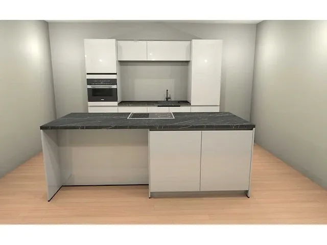 Häcker concept130 - top brillant wit glanzend - keukenopstelling - afbeelding 1 van  21