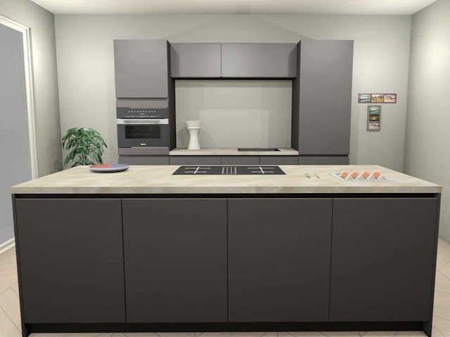 Häcker concept130 - top soft-gl grafiet mat lak - keukenopstelling - afbeelding 1 van  29