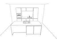 Häcker concept130 - topsoft grafiet mat - eiland keuken opstelling - afbeelding 7 van  19