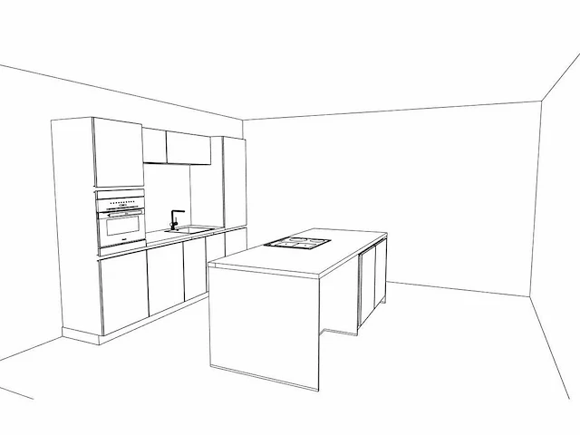 Häcker concept130 - topsoft grafiet mat - eiland keuken opstelling - afbeelding 9 van  19
