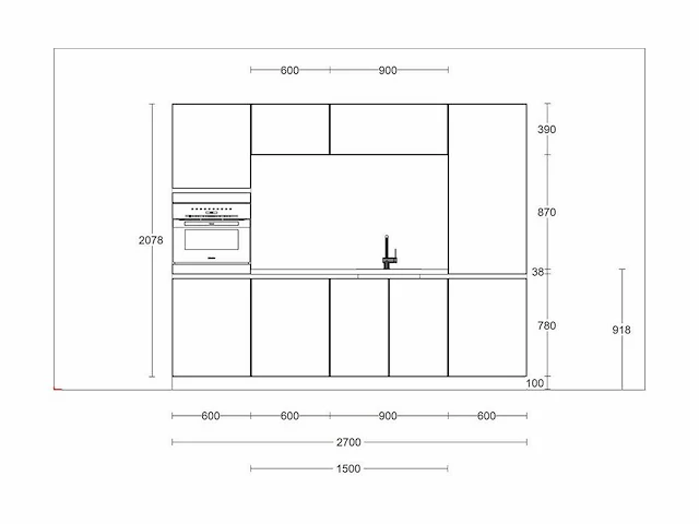 Häcker concept130 - topsoft grafiet mat - eiland keuken opstelling - afbeelding 18 van  19