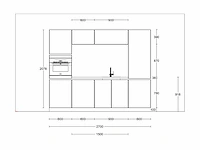 Häcker concept130 - topsoft grafiet mat - eiland keuken opstelling - afbeelding 18 van  19