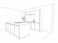 Häcker concept130 - topsoft grafiet mat - eiland keuken opstelling - afbeelding 11 van  21
