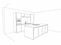 Häcker concept130 - topsoft grafiet mat - eiland keuken opstelling - afbeelding 13 van  21