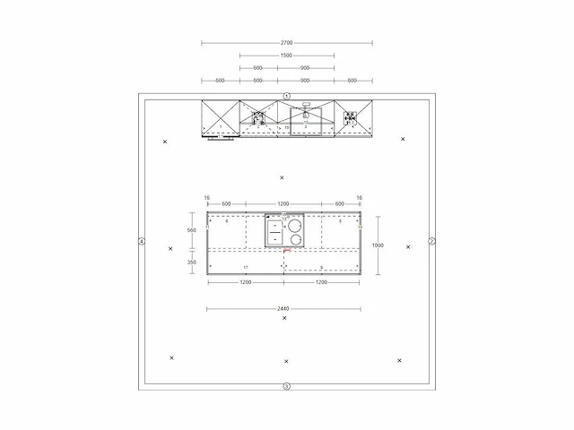 Häcker concept130 - topsoft grafiet mat - eiland keuken opstelling - afbeelding 18 van  21