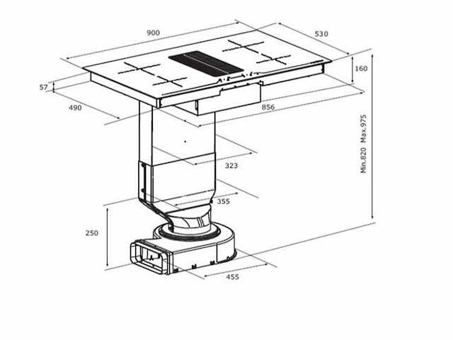Häcker concept130 - topsoft kashmir mat - keukenopstelling - afbeelding 6 van  19