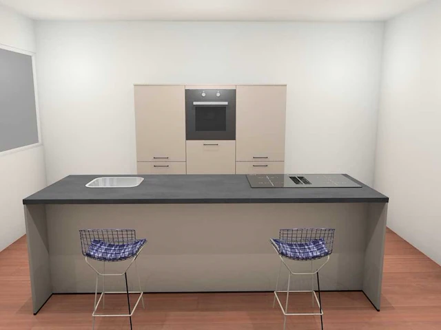 Häcker concept130 - topsoft kashmir mat - keukenopstelling - afbeelding 1 van  19