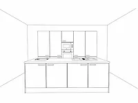 Häcker concept130 - topsoft kristalwit mat - eiland keuken opstelling - afbeelding 11 van  29