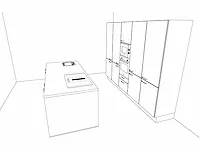 Häcker concept130 - topsoft kristalwit mat - eiland keuken opstelling - afbeelding 13 van  29