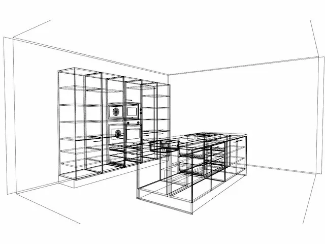 Häcker concept130 - topsoft kristalwit mat - eiland keuken opstelling - afbeelding 19 van  29