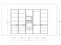 Häcker concept130 - topsoft kristalwit mat - eiland keuken opstelling - afbeelding 20 van  29