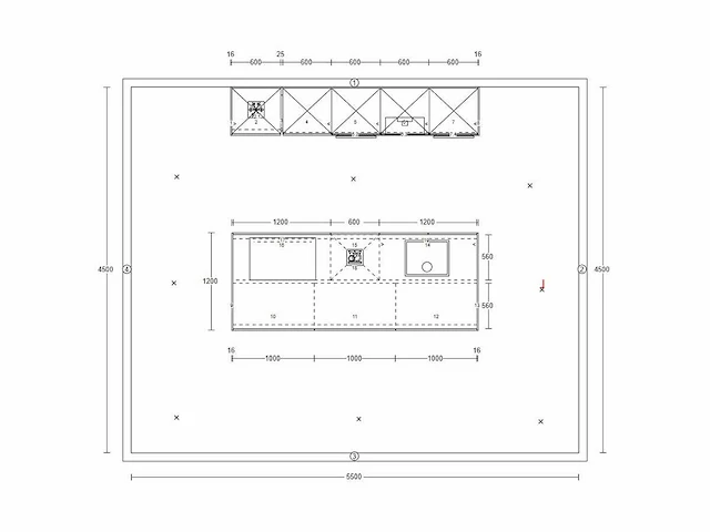 Häcker concept130 - topsoft mat lak grafiet eiland - afbeelding 24 van  24