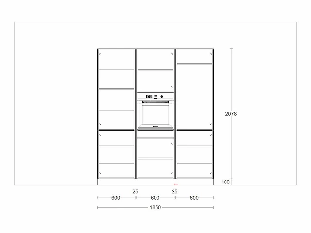 Häcker concept130 - topsoft mat parelgrijs lak - eiland - afbeelding 3 van  32