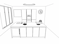 Häcker concept130 - topsoft mat parelgrijs lak - eiland - afbeelding 13 van  32