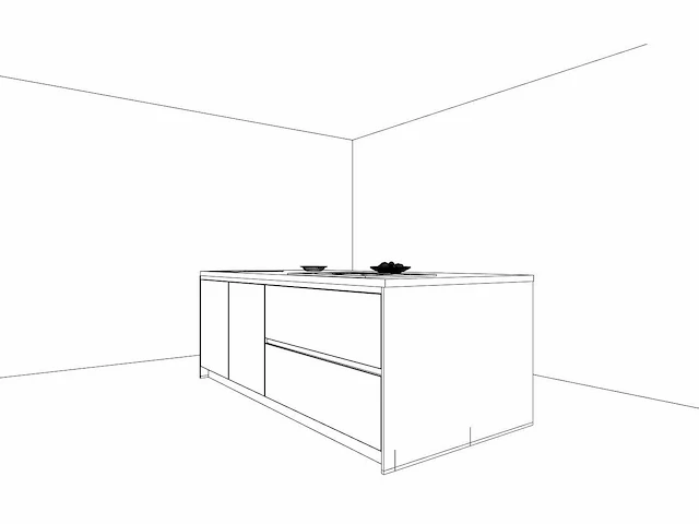Häcker concept130 - topsoft mat parelgrijs lak - eiland - afbeelding 18 van  32