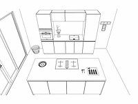 Häcker concept130 - topsoft mat satijn lak - keukenopstelling - afbeelding 6 van  28