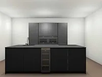 Häcker concept130 - topsoft mat zwart - keukenopstelling