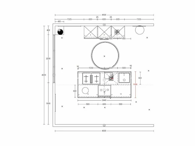 Häcker concept130 - topsoft mat zwart lak - keukenopstelling - afbeelding 3 van  29